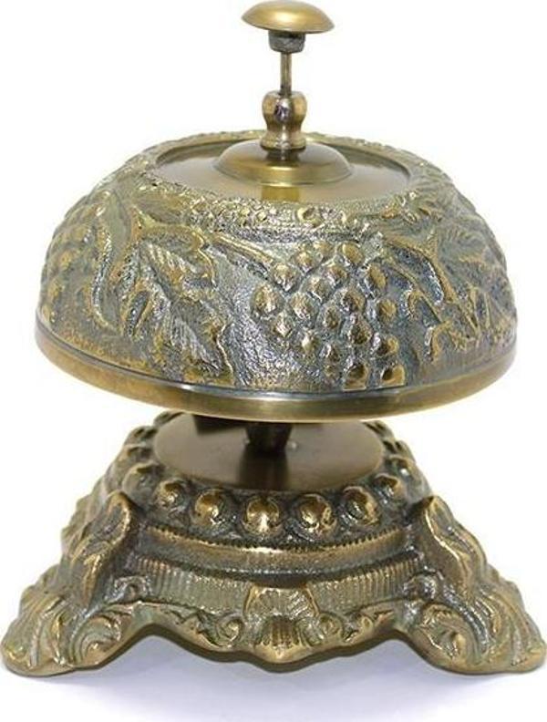 Himarry Pirinç Resepsiyon Zili Dekoratif Hediyelik - Image 1