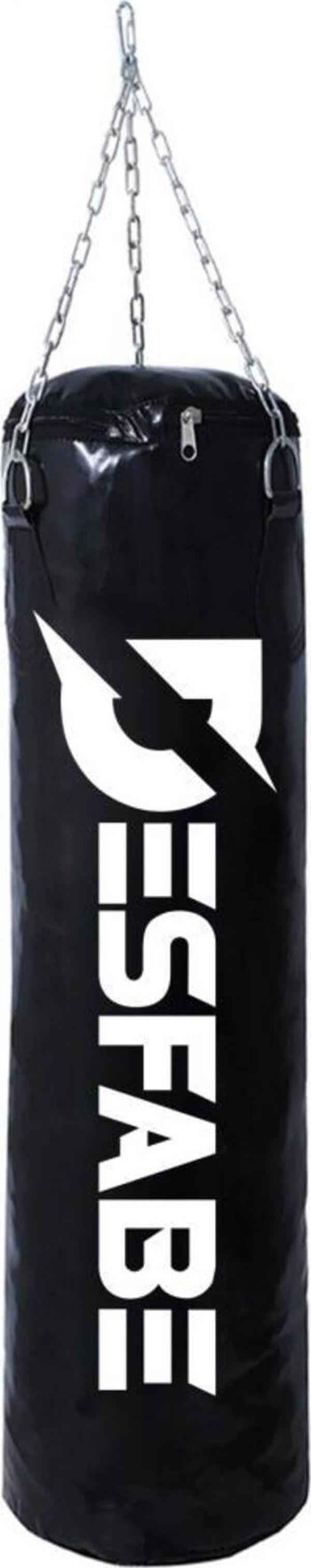 Desfabe Boxing Star 70X25 Cm Zincirli Boks Kum Torbası Siyah - Image 1