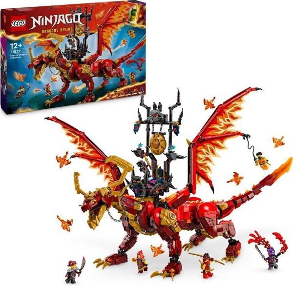 LEGO® NINJAGO® Hareket Kaynak Ejderhası 71822 - 12 Yaş 6 Minifigür Oyuncak Yapım Seti (1716 Parça) - Image 1