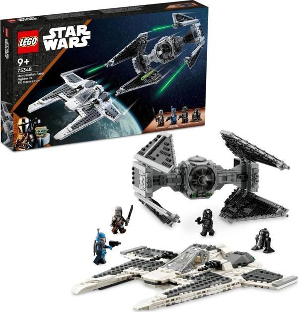 LEGO® Star Wars™ Mandalorian Fang Fighter TIE Interceptor'a Karşı 75348 - 9 Yaş ve Üzeri Çocuklar için Yaratıcı Oyuncak - Image 1