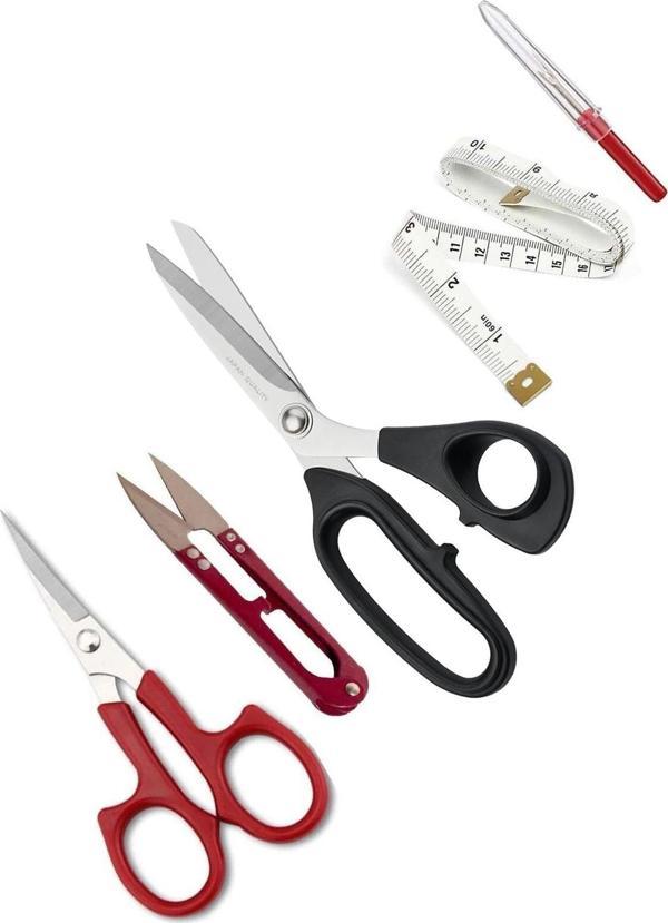 Plastik Saplı 10 No 25 Cm Kumaş Kesim Makası Set  JPT-10 - Image 1