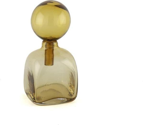 Mikasa Moor Amber Kapaklı Cam Vazo 11x22cm - Image 1