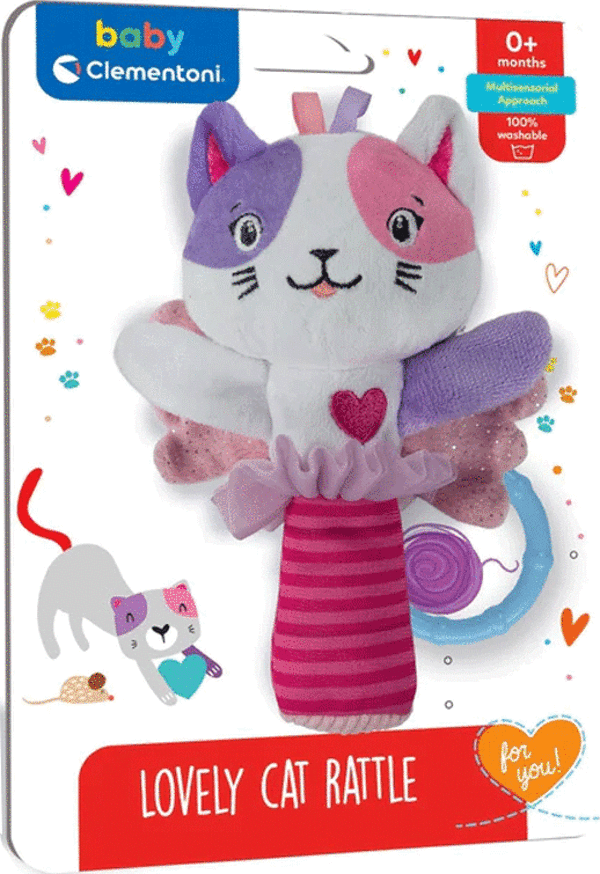 17784 Baby Clementoni - Sevimli Kedi Çıngırak - Image 1