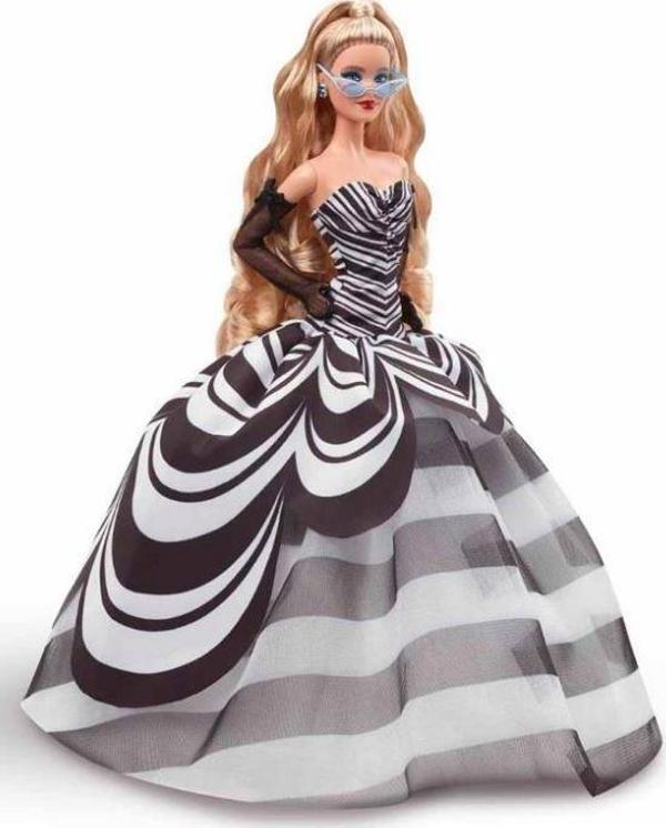 Barbie Mavi Safir 65. Yıl Dönümü Bebeği HRM58 - Image 1
