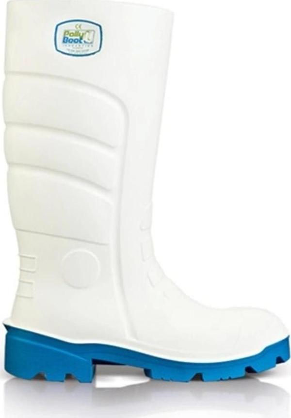 Polly Boot Galaxy 101 Beyaz Çelik Burunlu İş Çizmesi - Image 1