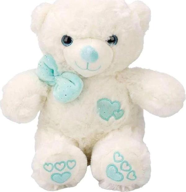 3186 Papyonlu Peluş Ayı 30 cm -Sunman - Image 1