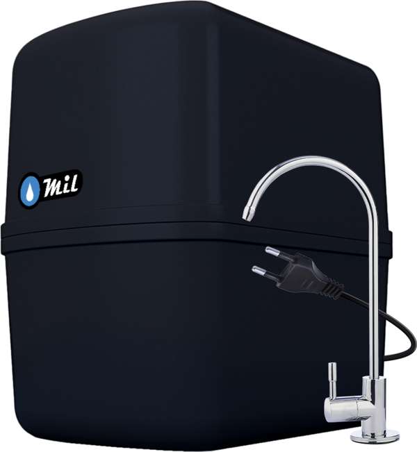 Su Arıtma Cihazı Pompalı 12 Aşamalı Multimineralli 8 Lt Çelik Tanklı (DP12-M-S) - Image 1
