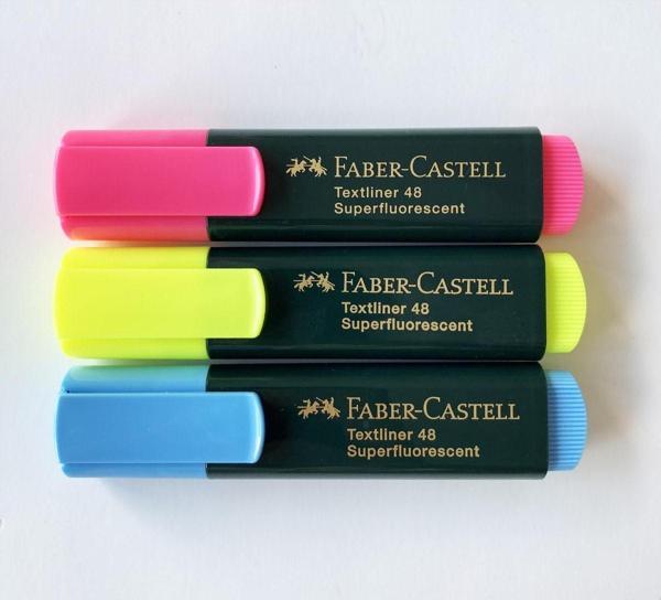 Faber-Castell Fosforlu Kalem- (3Lü) - Image 1