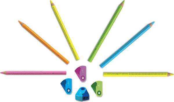 Faber-Castell Ahşap Gövde Fosforlu Kalem 6'Lı Set - Image 1
