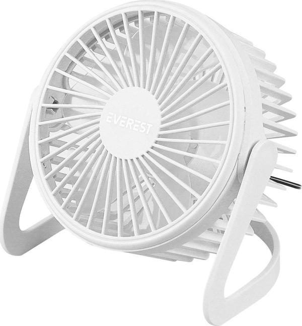 Everest EFN-505 Masaüstü Beyaz Usb Fan (145mmx141mmx105 mm) - Image 1