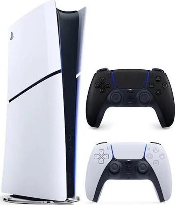 PLAYSTATİON 5 SLİM DİJİTAL EDİTİON +2. SİYAH DUALSENSE OYUN KONSOLU (ITHALATÇI GARANTİLİ) - Image 1