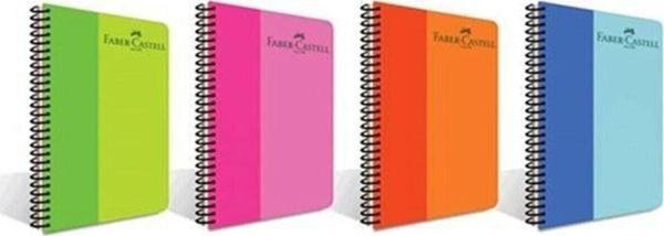 Faber-Castell  Pp Kapak Bicolor Spiralli Defter 140-0 - Image 1