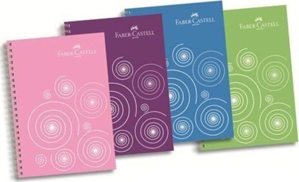 Faber-Castell Pp Kapak 4 Blm Çizgili Defter 80 Yp. 400141 - Image 1