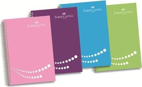 Faber-Castell Pp Kapak 4 Blm Kareli Defter 100 Yp.400150 - Image 1