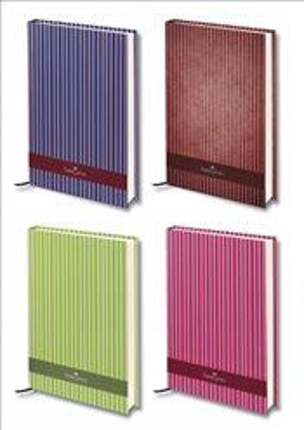 Faber-Castell Sert Kapak Çizgisiz Defter A5 120Yp Bordo - Image 1