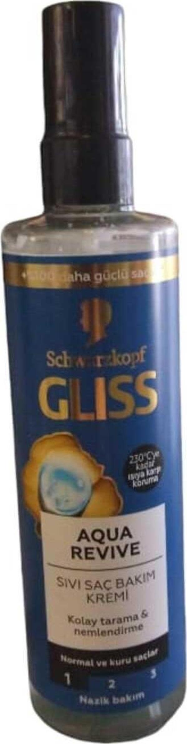Gliss Aqua Revive Sıvı Saç Bakım Kremi - Image 1