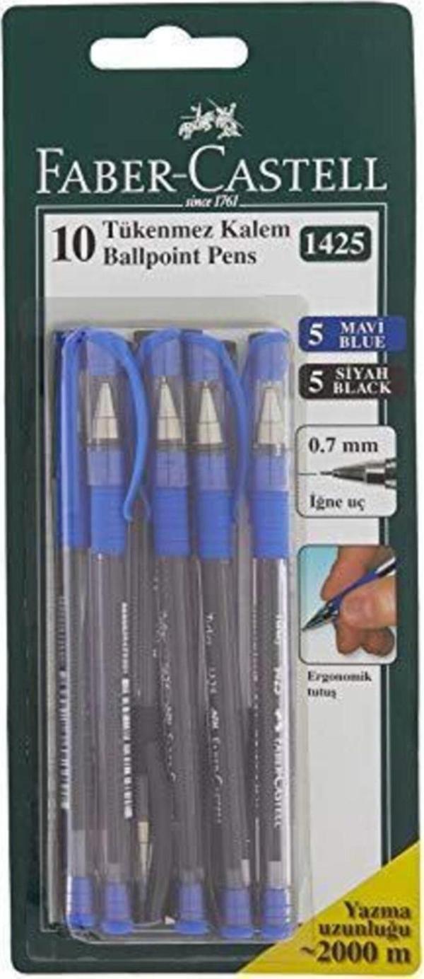 Faber-Castell 5500142510 F.C. 1425 10'Lu 2 Renk Tükenmez - Image 1