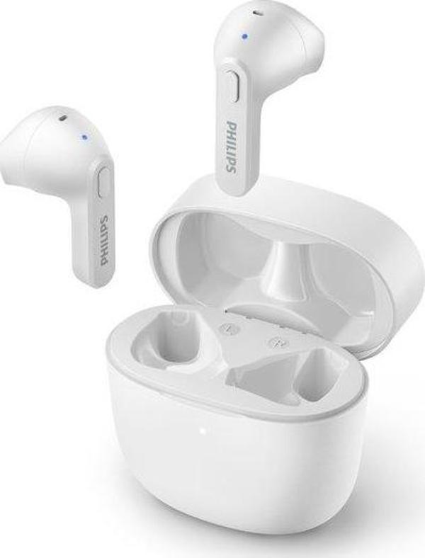 Philips Tat2236Wt Gerçek Kablosuz Kulaklık Beyaz (Ipx4) - 6+12 Saat - Image 1