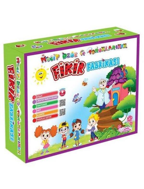 Mucit Dede ve Torunlarının Fikir Fabrikası Seti - 8 Kitap Takım - Pembe Patikler - Image 1