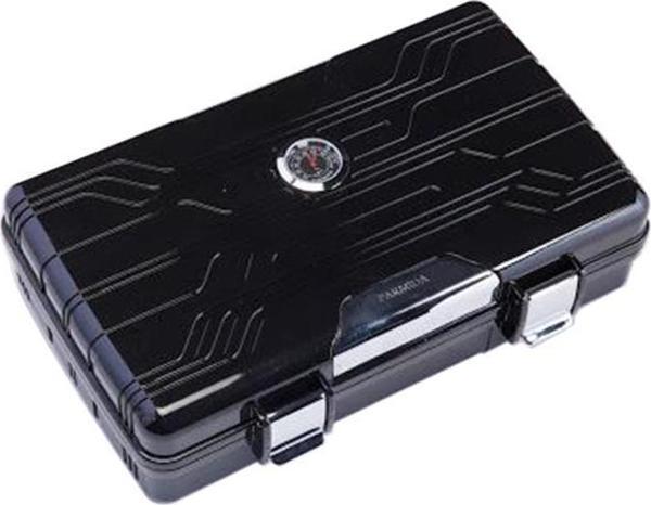 Parmida Siyah Seyahat Tipi Humidor Puro Kutusu - Image 1