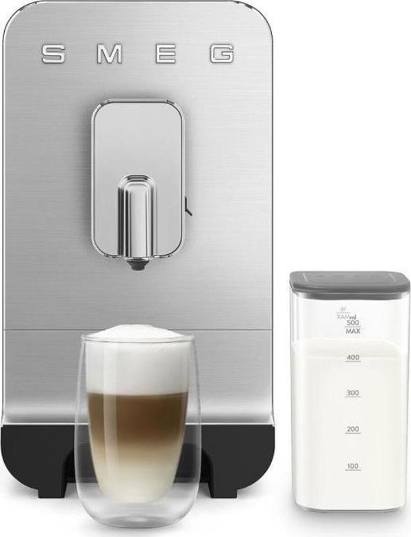 SMEG 50's Style BCC13 Espresso Otomatik Kahve Makinesi Mat Siyah - Image 1