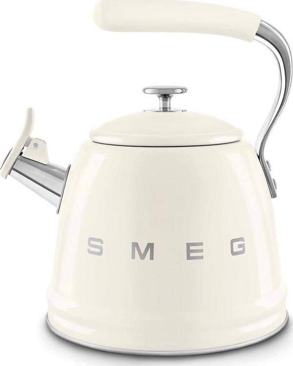 SMEG 50's Style Retro Krem Kettle CKLW2001CR - Image 1