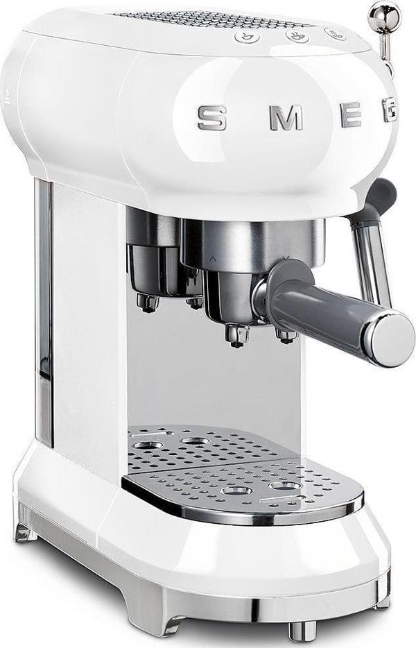 SMEG Beyaz Espresso Kahve Makinesi ECF02WHEU - Image 1