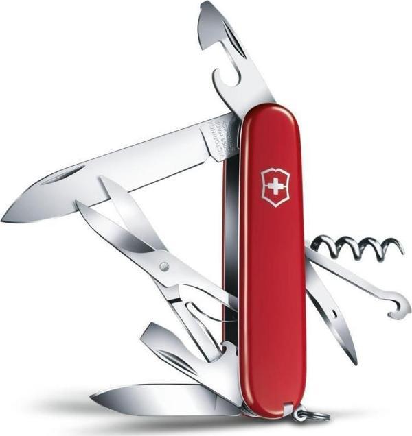 Victorinox VT 1.3703.B1 Blisterli 14 Fonksiyon Climber İsviçre Çakısı (Kırmızı) - Image 1