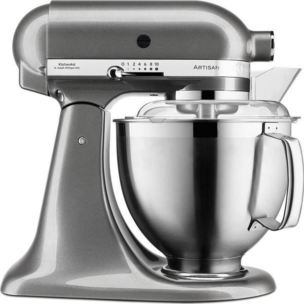 Kitchenaid 5KSM185PSEMS Artisan 4.8 Lt Mutfak Şefi - Medallion Silver - Image 1