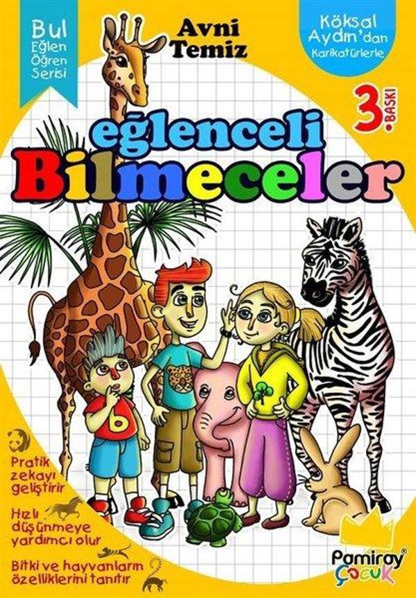 Eğlenceli Bilmeceler - Bul Eğlen Öğren Serisi - Pamiray Çocuk - Image 1