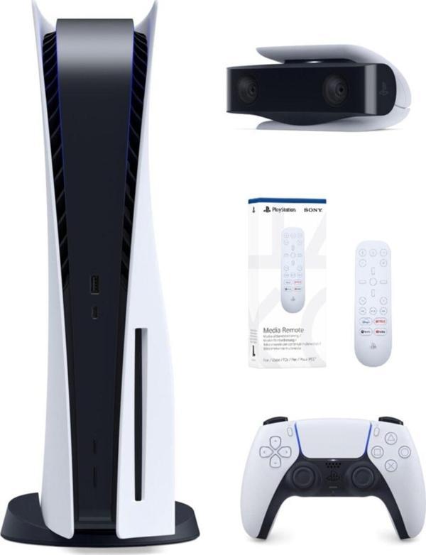Sony Playstation 5 (ithalatçı Garantili)+ Ps5 Kamera + Ps5 Medya Kumandası - Image 1
