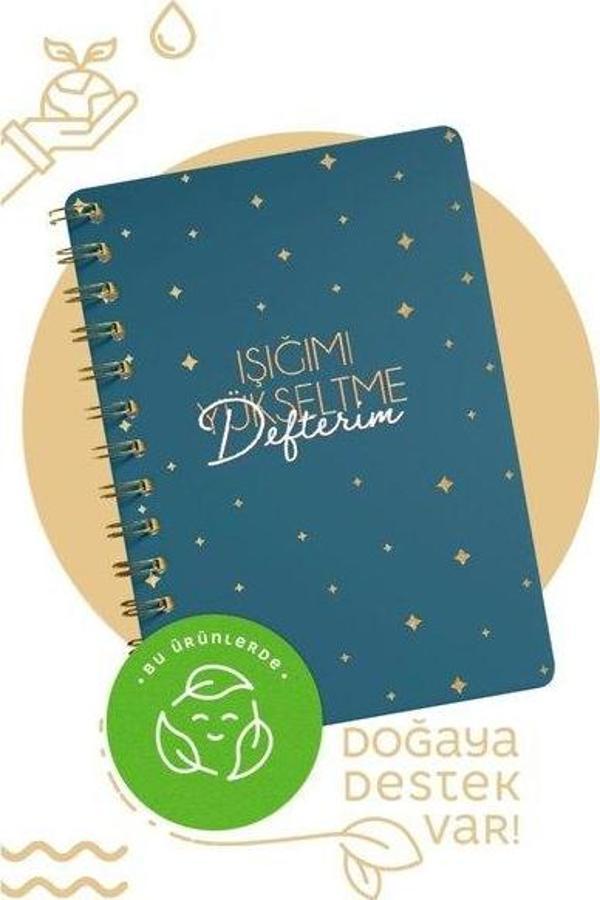 Victorias Journals Işığını Yükseltme Planlayıcı Defterim  17x24 cm Yeşil - Image 1