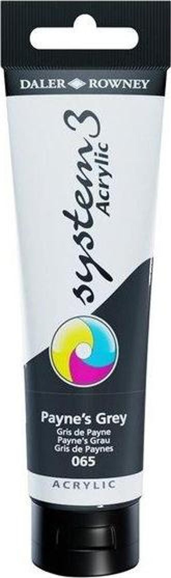 Daler Rowney Akrilik Boya System 3 Orıgınal 150 ml Paynes Grey 129150065 - Image 1