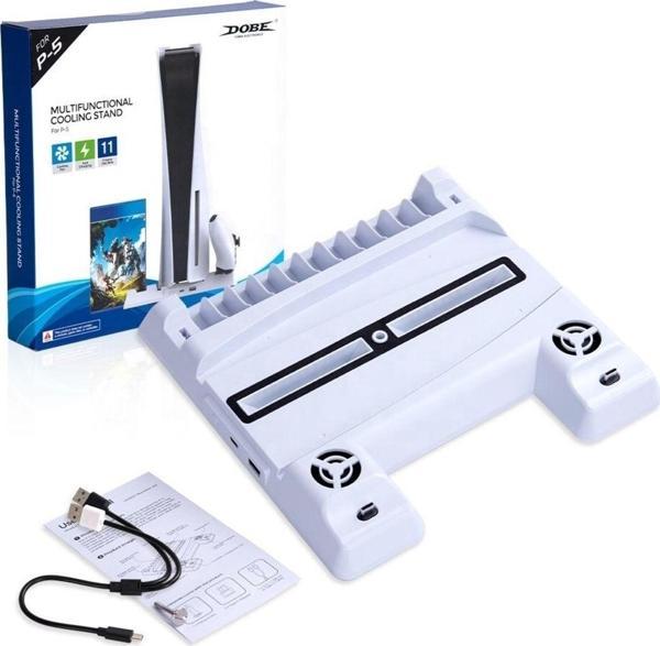 Dobe Ps5 Uyumlu Fanlı Şarj Standı Playstation 5 Dock - Image 1