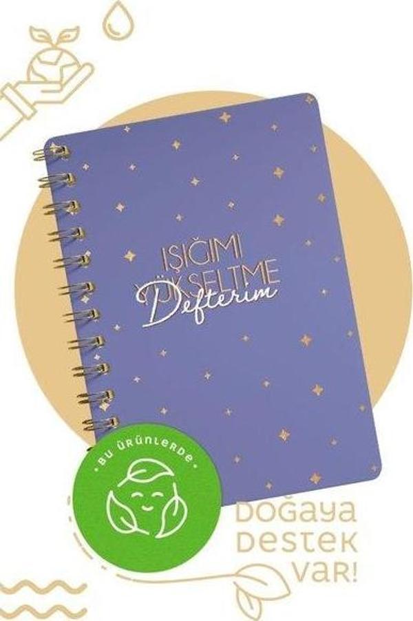 Victorias Journals Işığını Yükseltme Planlayıcı Defterim 17x24 cm Mor - Image 1