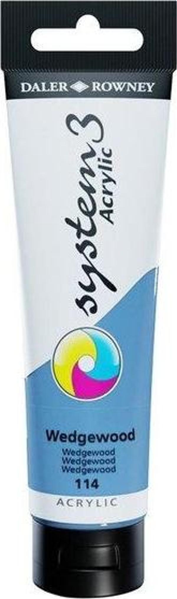 Daler Rowney Akrilik Boya System 3 Orıgınal 150 ml Wedgwood 129150114 - Image 1