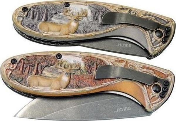 Blade HQ Chris Reeve YT016 Gulch Brown Geyik Model Cep Çakısı 20 Cm - Image 1