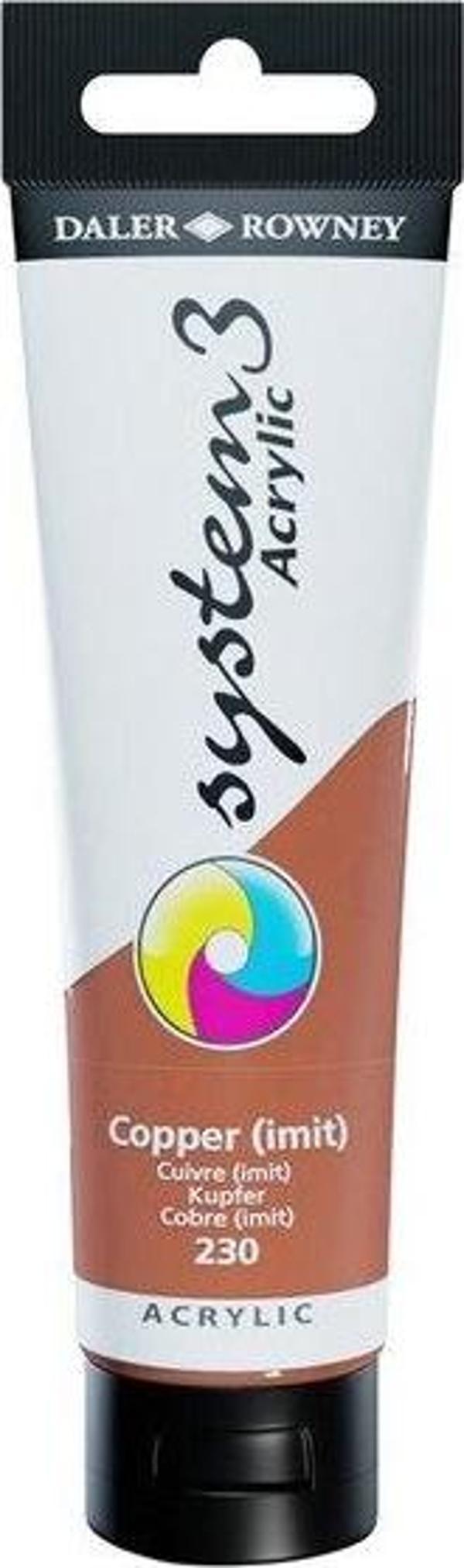 Daler Rowney Akrilik Boya System 3 Orıgınal 150 ml Copper Imıt 129150230 - Image 1