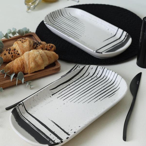 Keraart Shadowy Noyan Kayık Tabak 28 Cm 2 Adet 21784 - Image 1