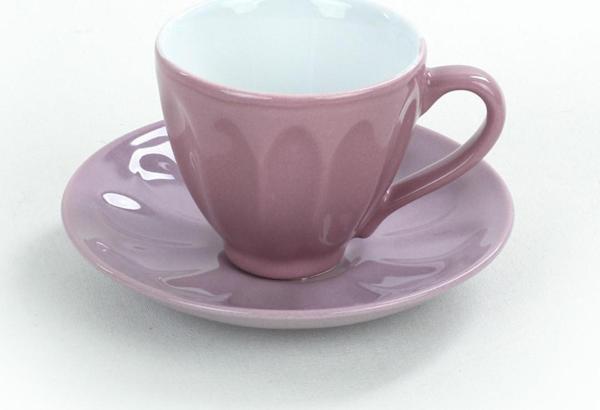 Keraart Soft Rainbow Badem Çay Fincan Takımı 12 Parça 6 Kişilik - Image 1