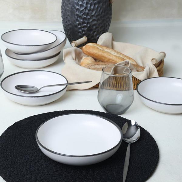 Keramika Simply Nordic Yemek Tabağı 18 Cm 6 Adet 19985 - Image 1
