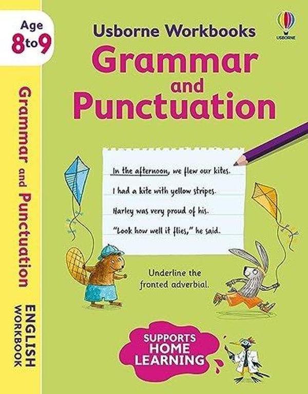 Usborne Workbooks Grammar and Punctuation 8-9 (Usborne Workbooks) - Usborne - Image 1