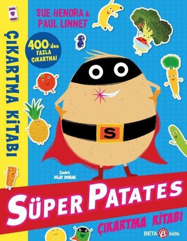 Süper Patates Çıkartma Kitabı - Beta Kids - Image 1