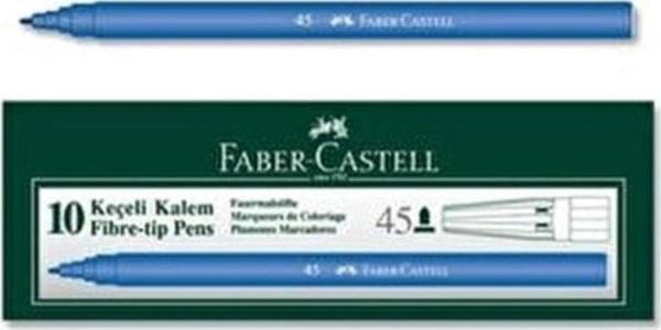 Faber-Castell Keçeli Kalem Mavi 10 Lu Paket - Image 1