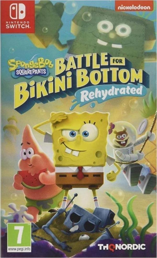 THQ Spongebob Squarepants Battle For Bikini Bottom Rehydrated Nintendo Switch - Image 1