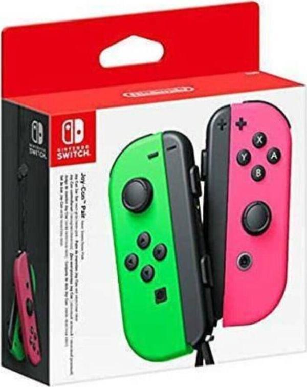 Nintendo Switch Joy-Con Oyun Kolu 2 li Joycon Neon Yeşil-Pembe - Image 1