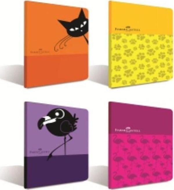Faber-Castell Look Plastik Kapak Dikişli Defter A5 80 Yaprak Kareli - Image 1
