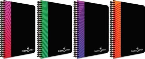 Faber-Castell A4 Pp Kapak Şeritli Defter 100 Yp. Kareli - Image 1