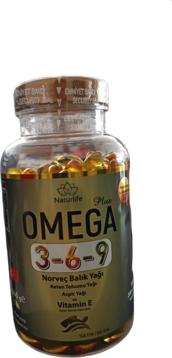 Naturlife Omega 3-6-9 200 Kapsül - Image 1