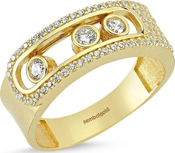 Özel Tasarım Altın Yüzük 14K Gold Tria - Image 1